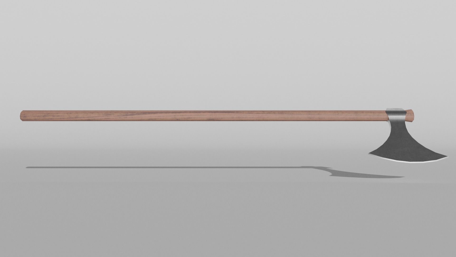 Dane Axe Low-poly 3D model_1