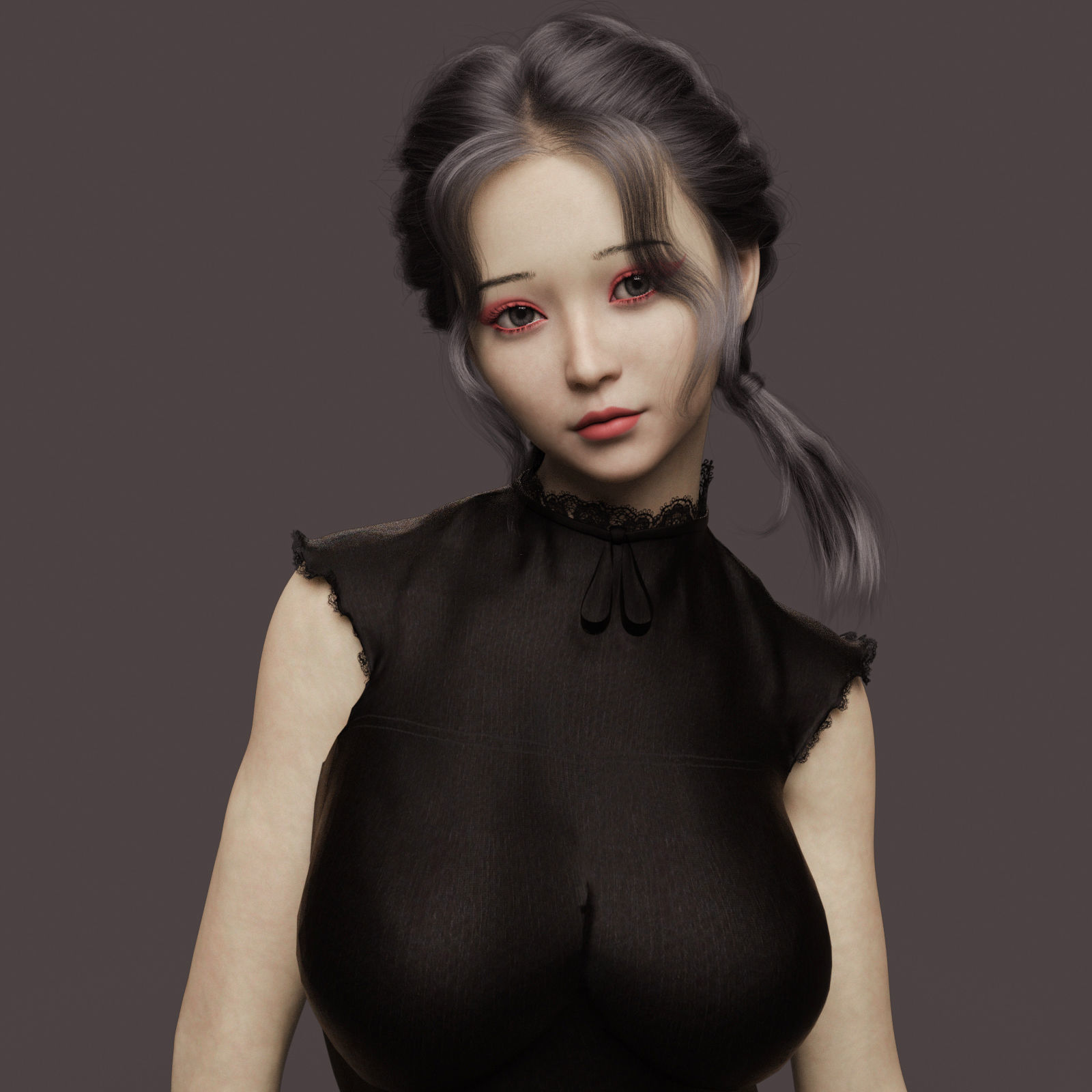 Sacha For Genesis 8 Female 3D print model_1