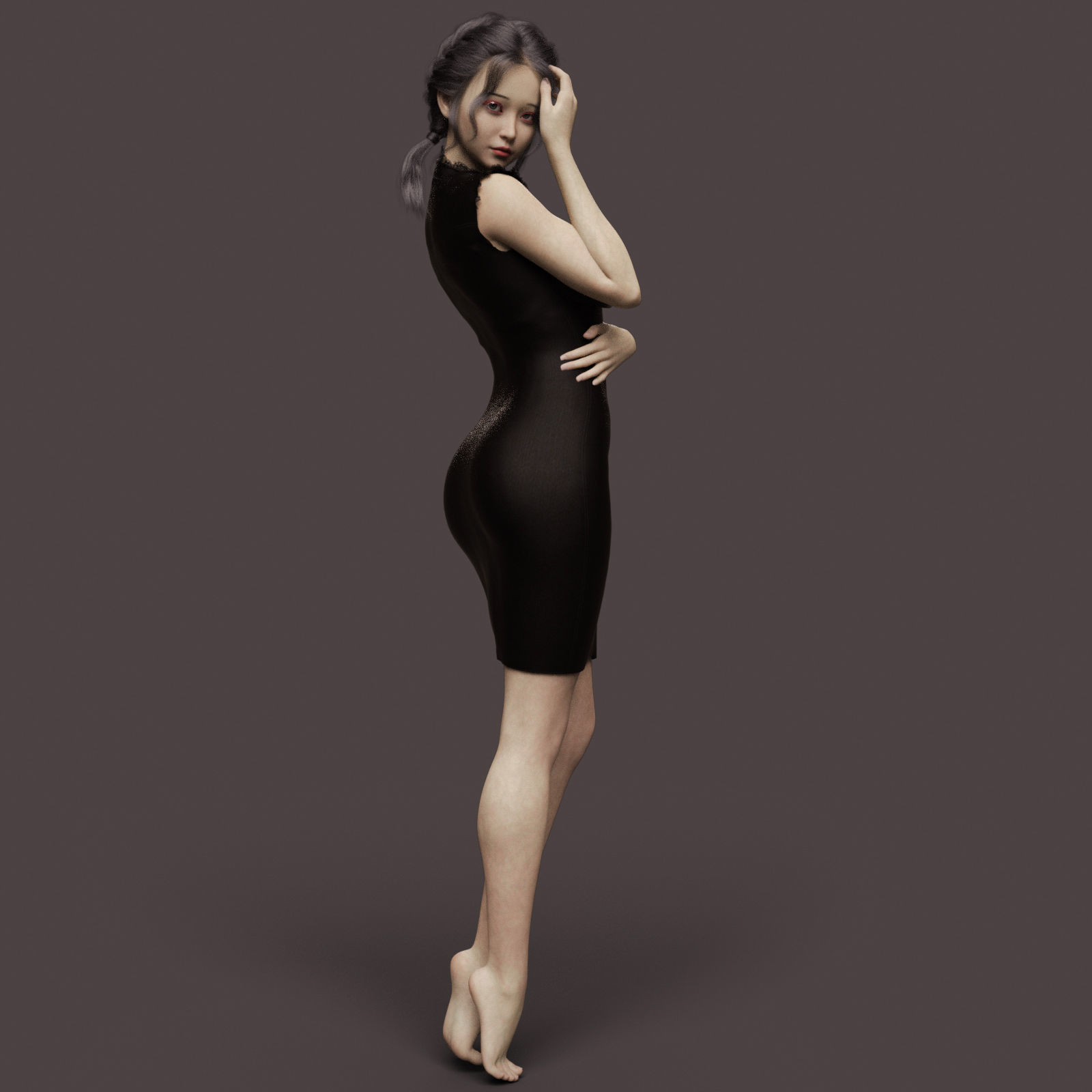 Sacha For Genesis 8 Female 3D print model_3