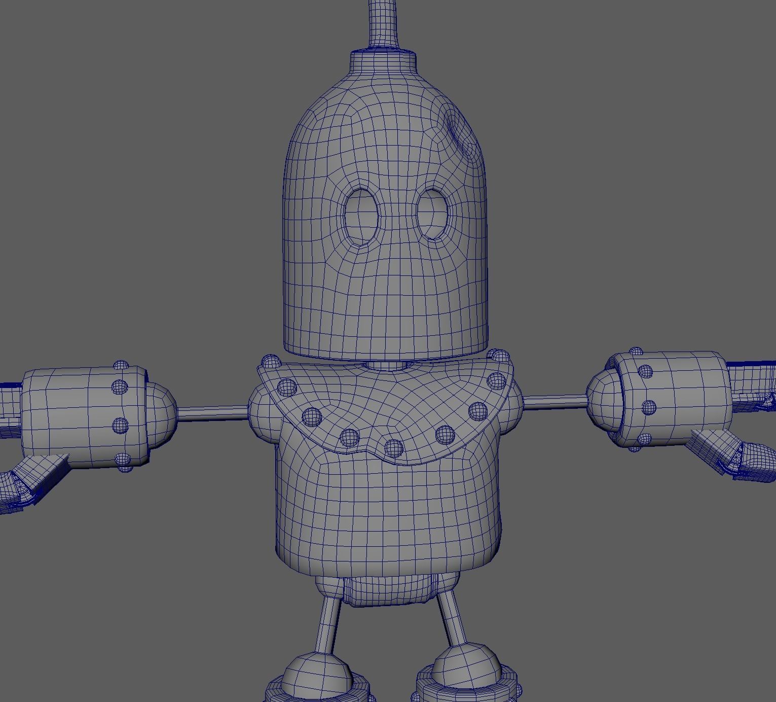 Little Robot Low-poly 3D model_6