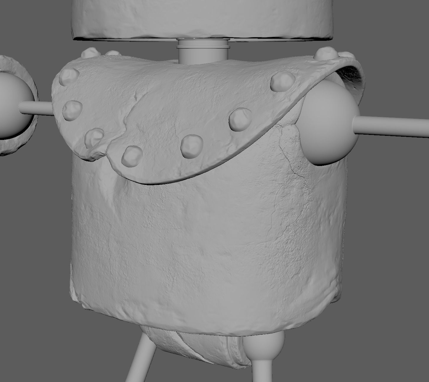 Little Robot Low-poly 3D model_9