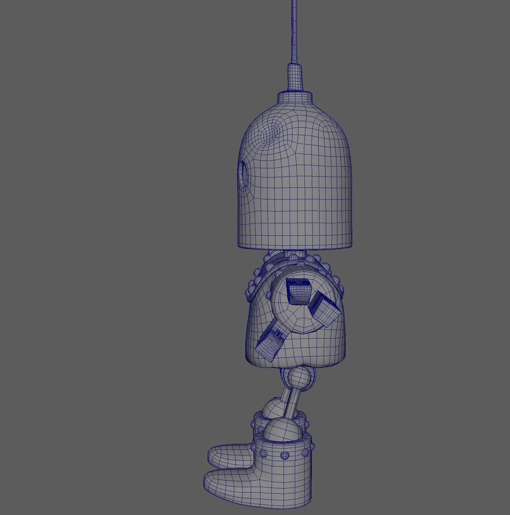 Little Robot Low-poly 3D model_7
