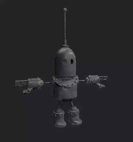 Little Robot Low-poly 3D model
