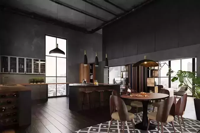  Luxurious interior design 