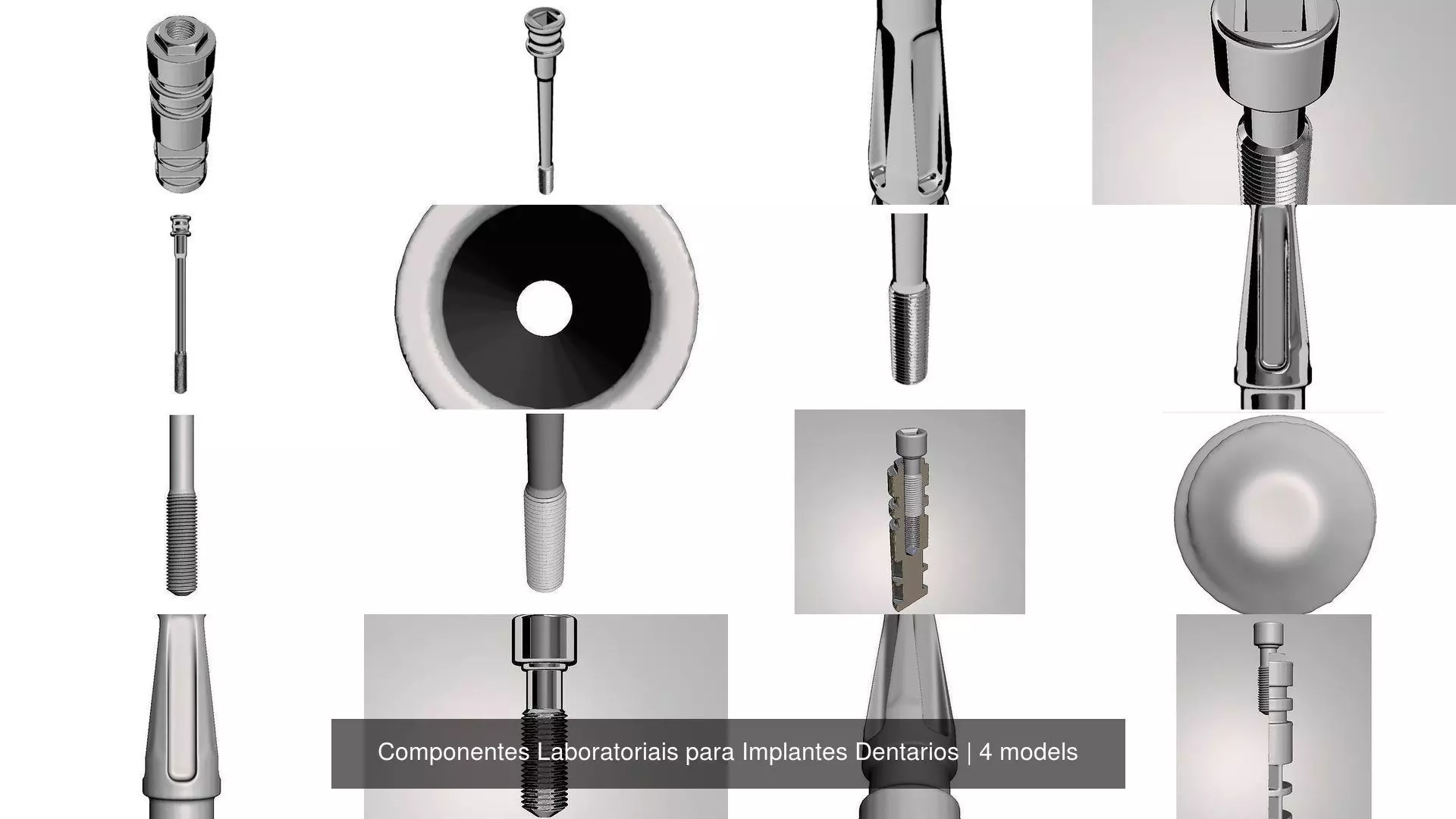 Componentes Laboratoriais para Implantes Dentarios 3D Model Collection_0