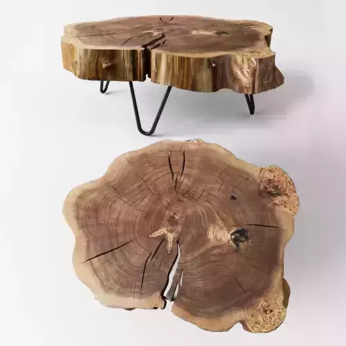 wood coffee table