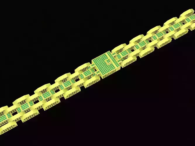 luxury diamond hit hop men bracelets 4129