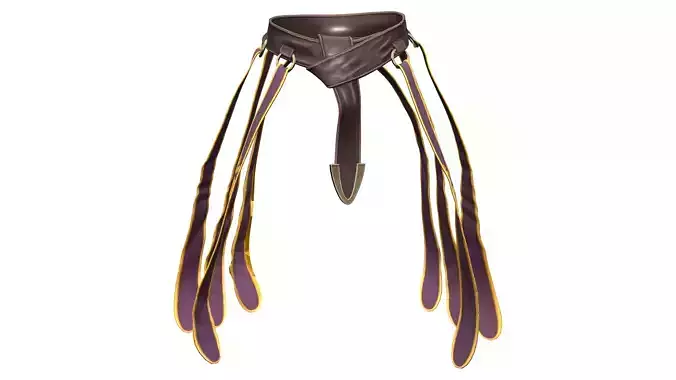 Medieval Fantasy Decorated Belt