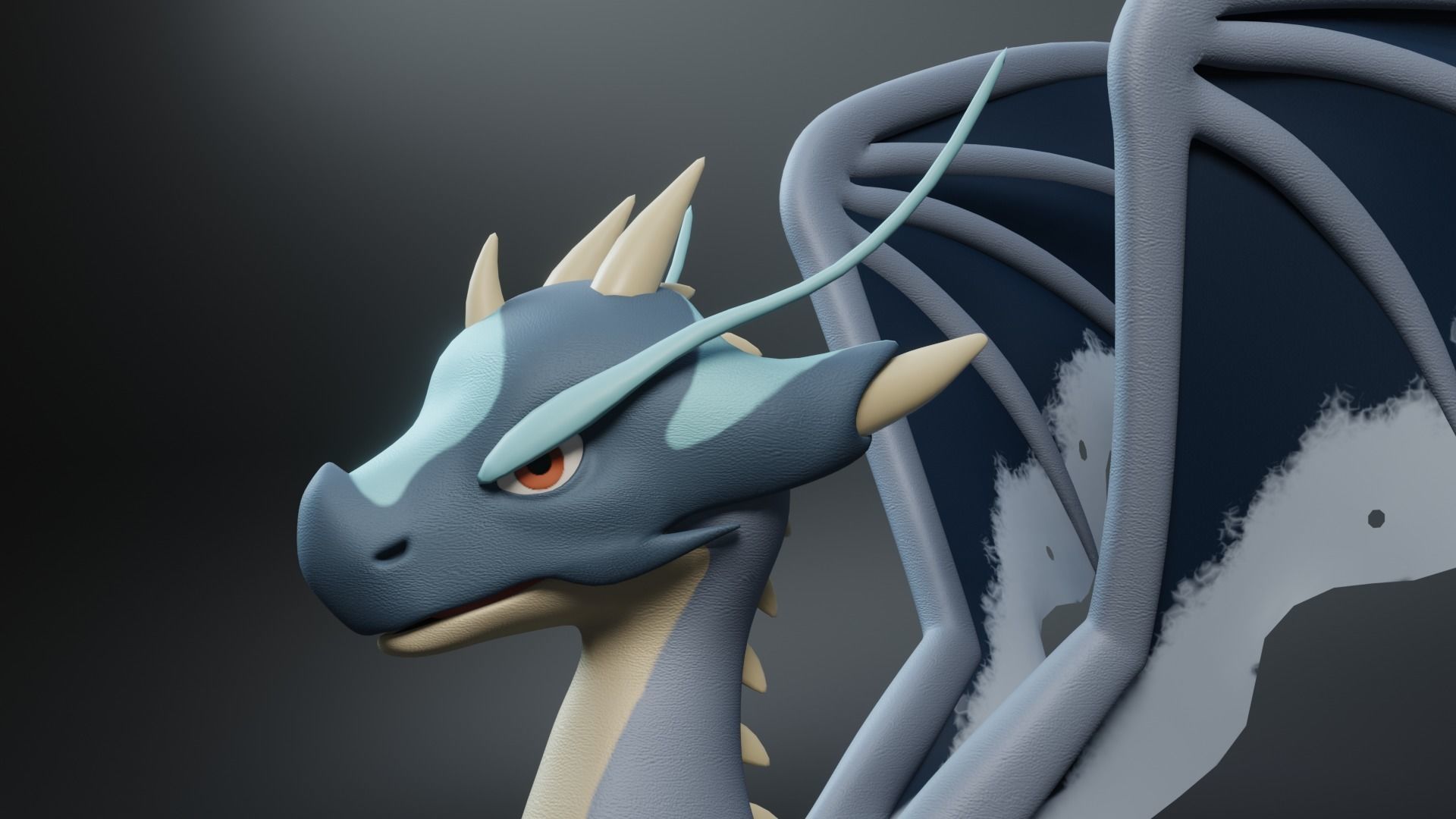 3D Dragon Free 3D model_1