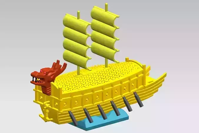 Geo-Buk-Seon of KOREA 3D print model