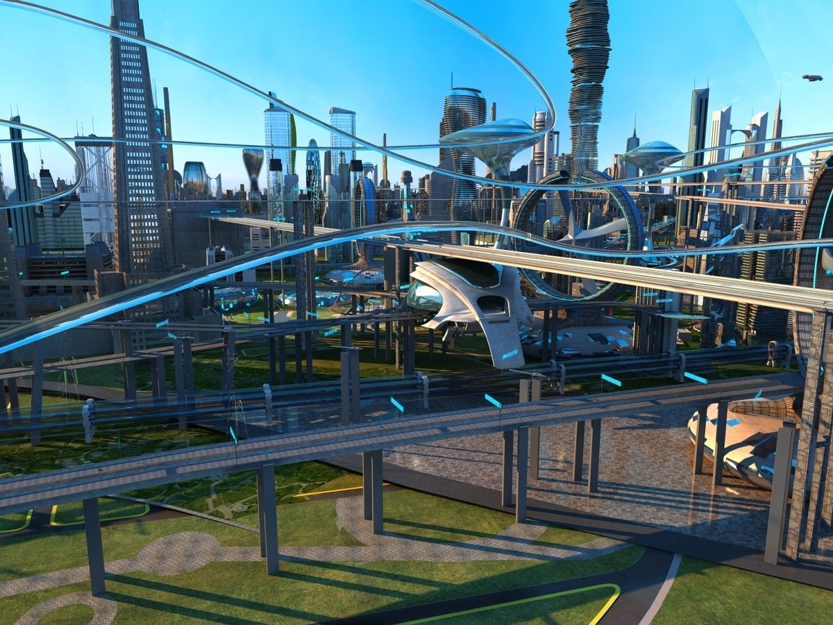 Future city 3D model_6