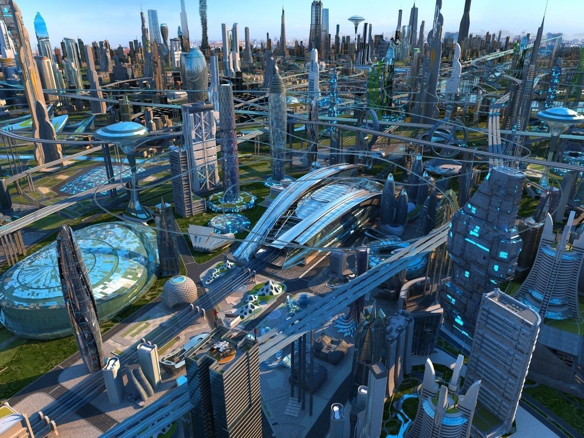 Future city 3D model_3
