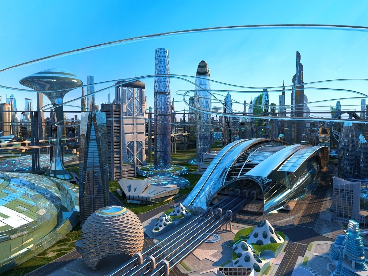 Future city 3D model_1