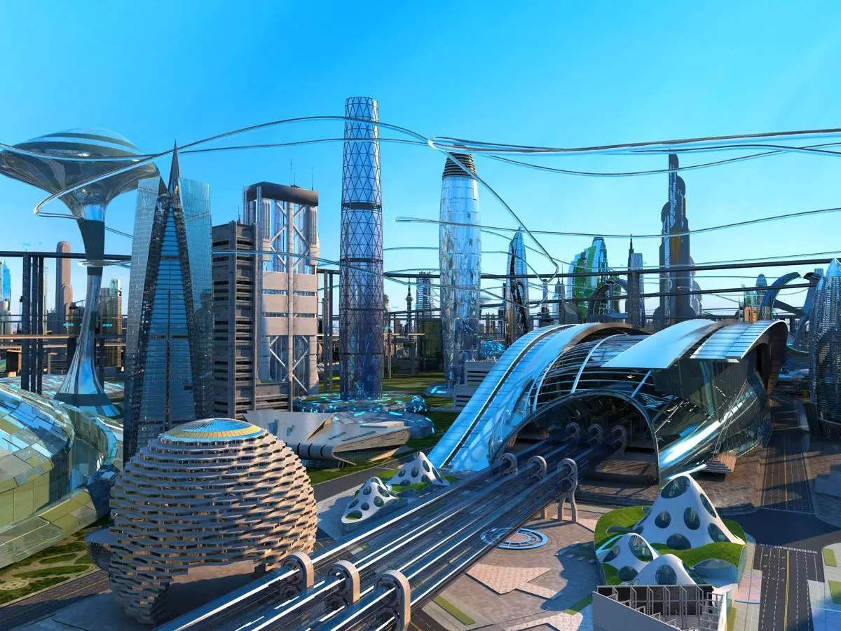 Future city 3D model_0
