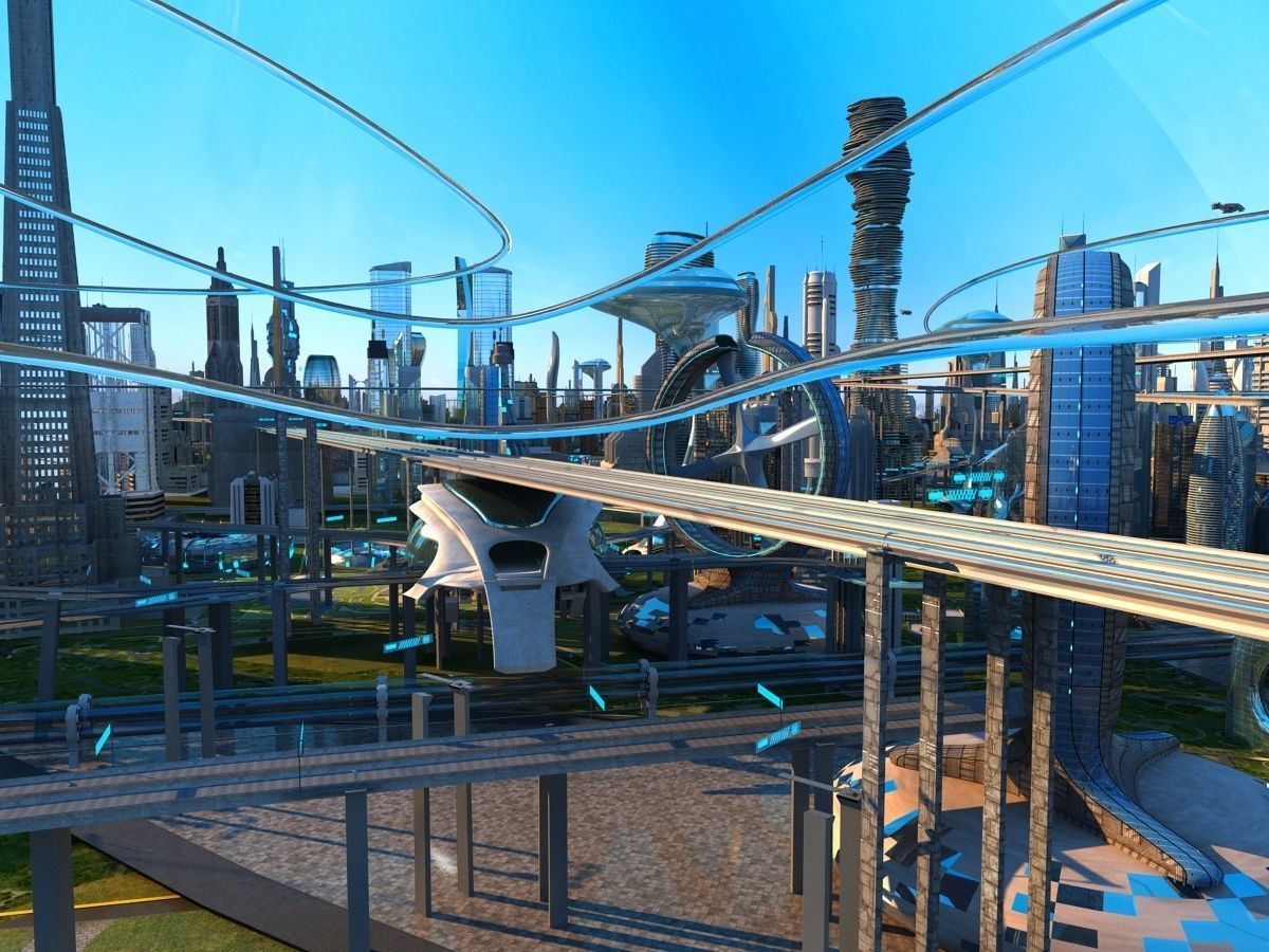 Future city 3D model_7
