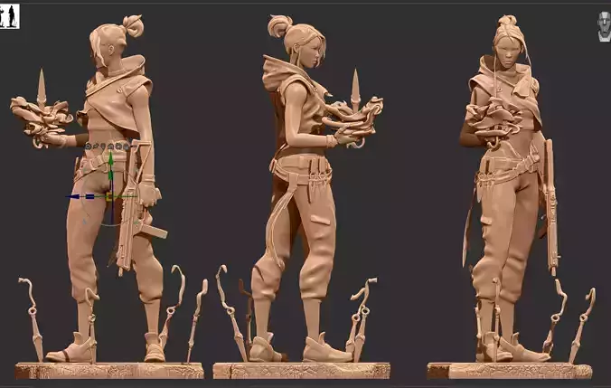 Valorant Jett 3D print model