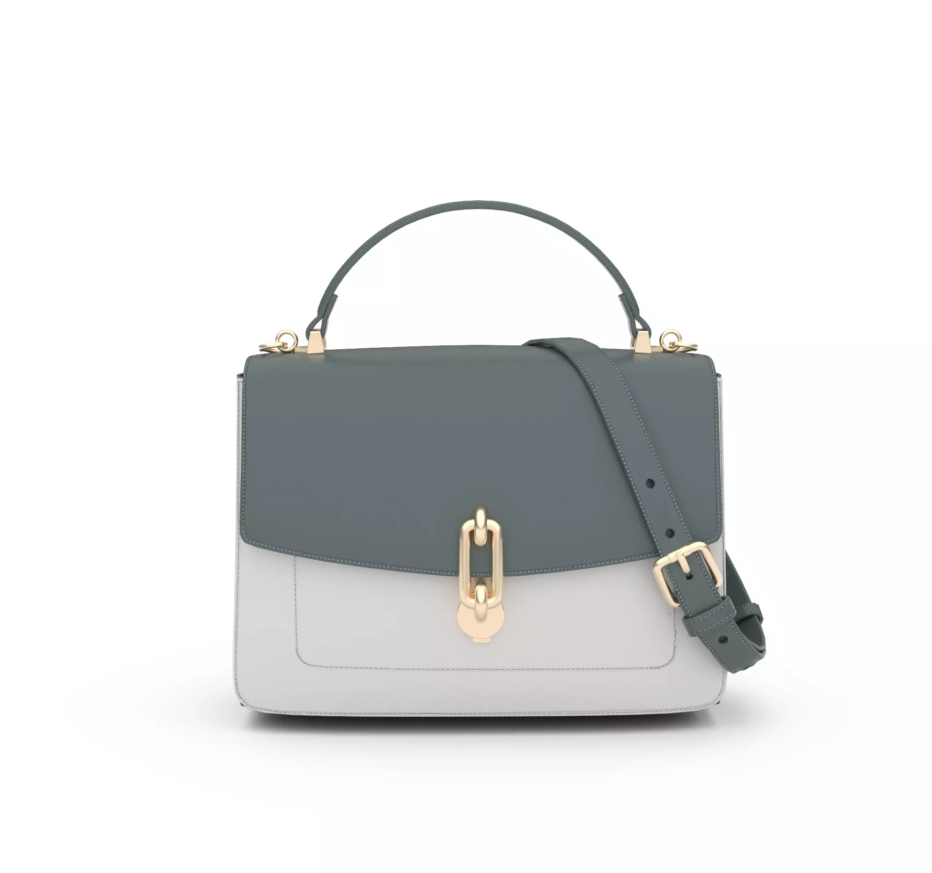 bag- handbag Low-poly 3D model_0