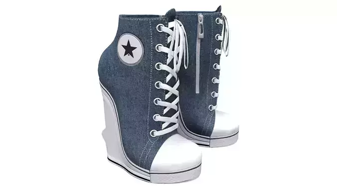 Women Wedge Sneakers
