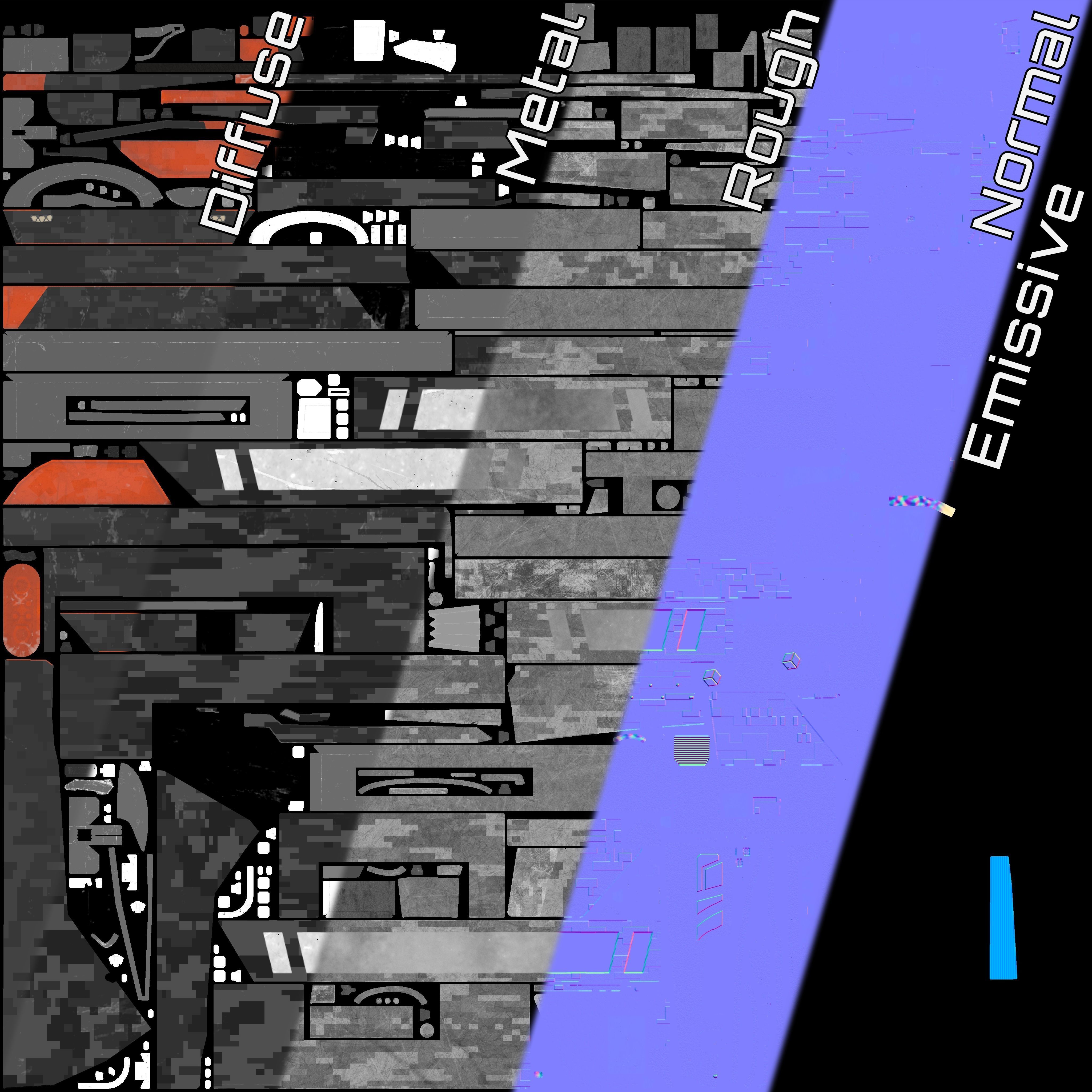 Star Trek Wallenberg-Class Starship Low-poly 3D model_2