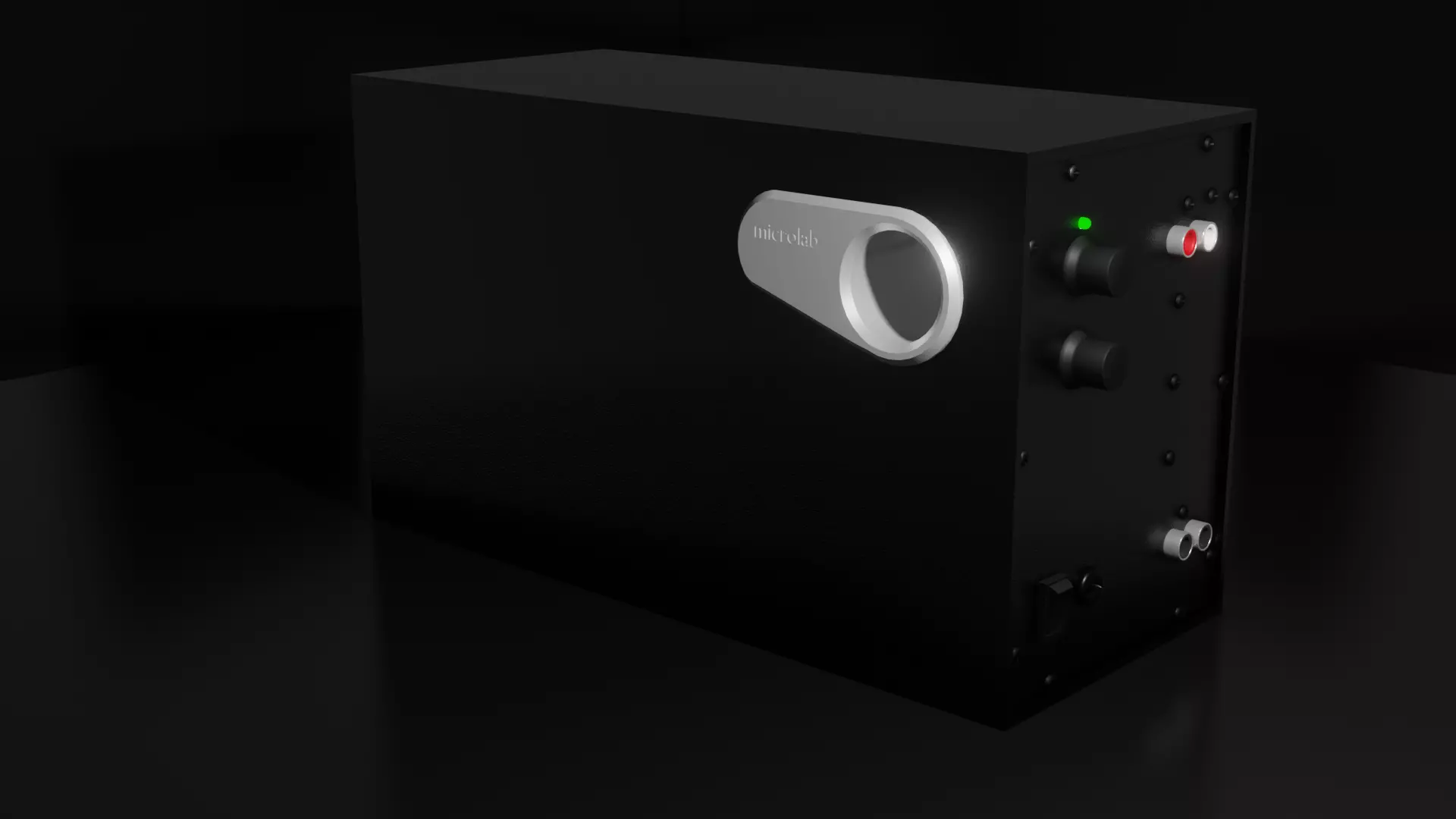 Subwoofer box Free 3D model