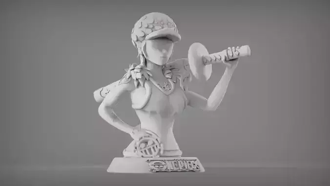 Law woman 3D print model