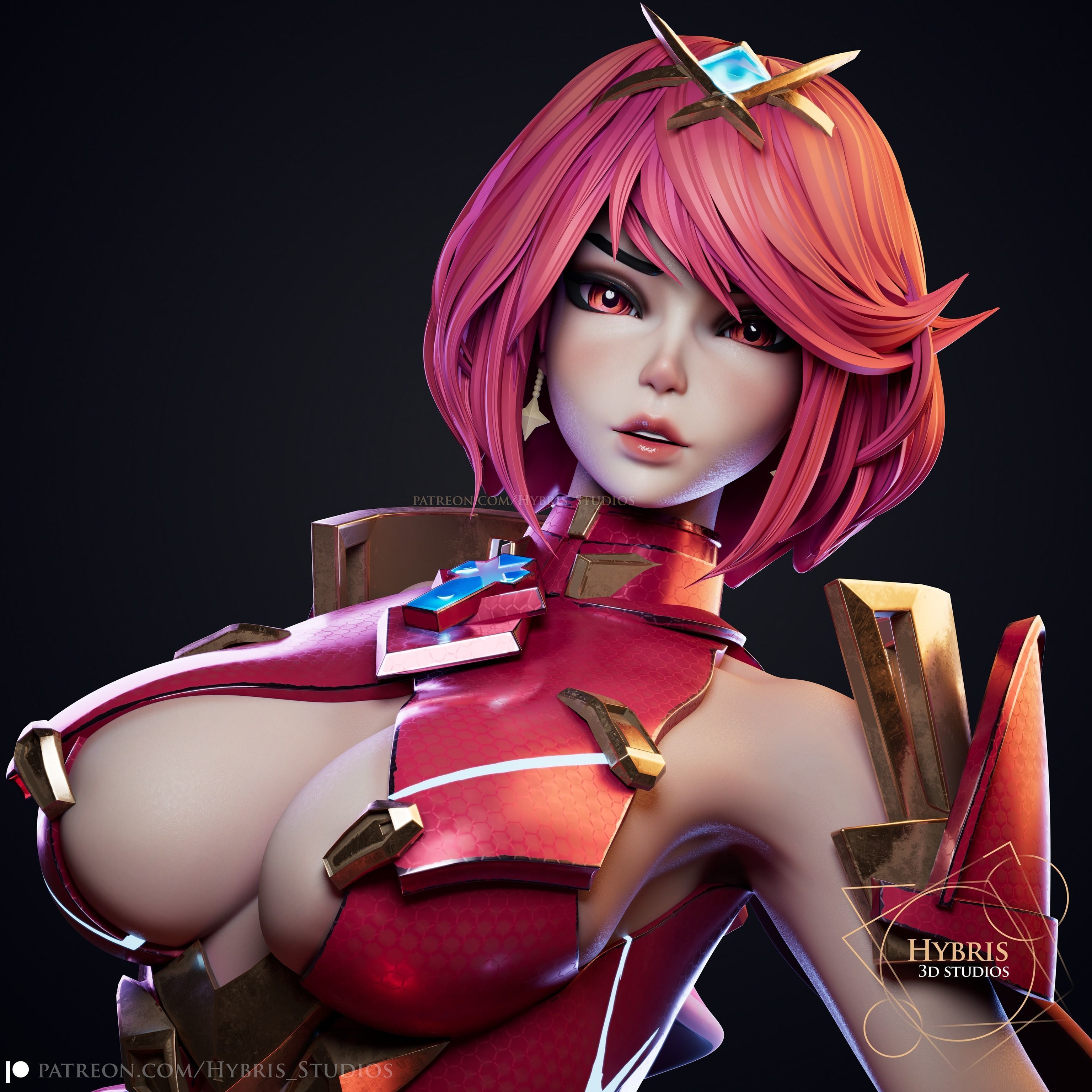 Pyra from Xenoblade Chronicles 3D print model_1