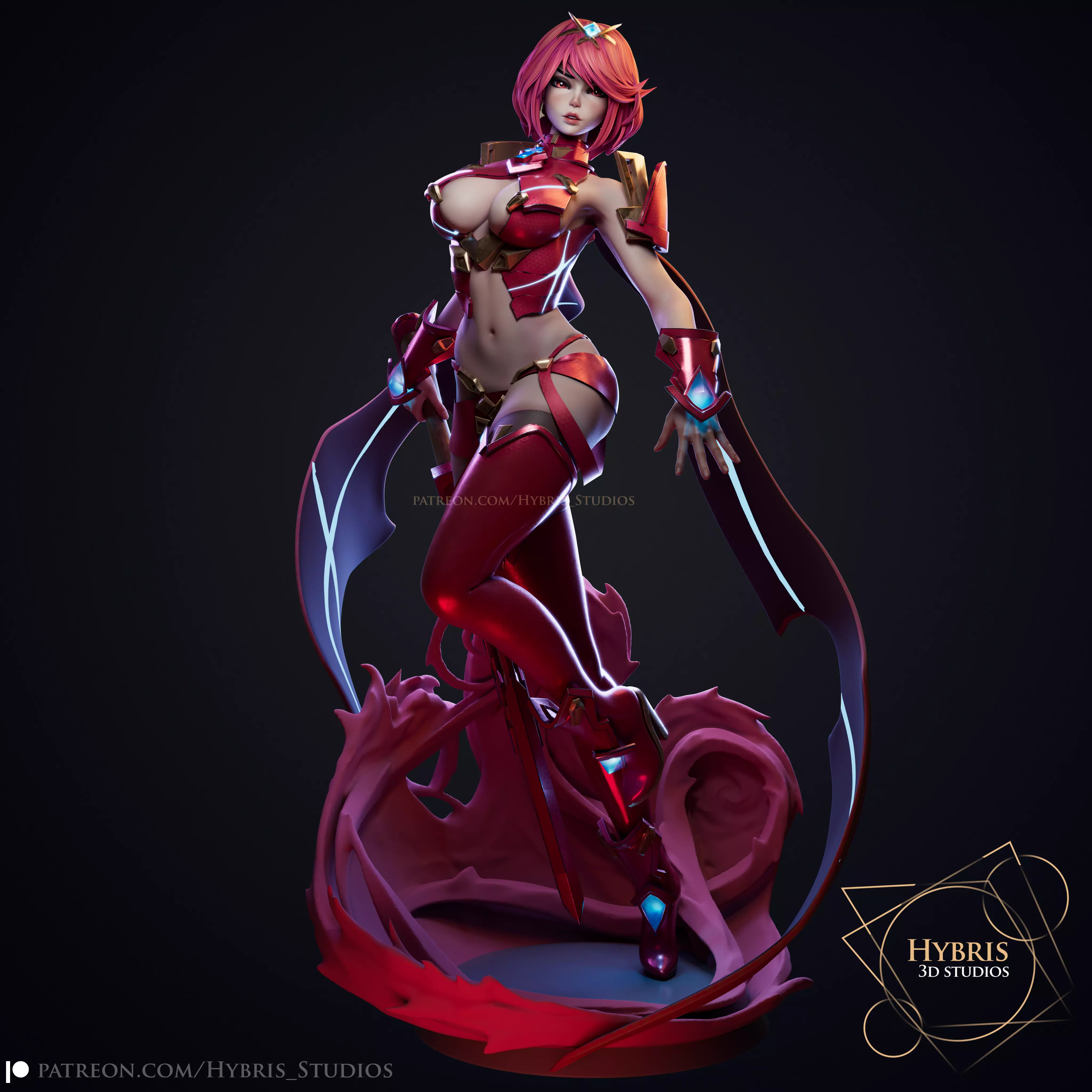 Pyra from Xenoblade Chronicles 3D print model_0