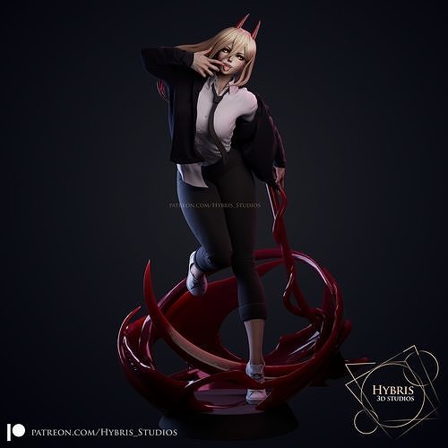 Power from Chainsawman Commercial Package 3D print model