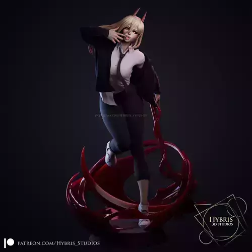 Power from Chainsawman Commercial Package 3D print model