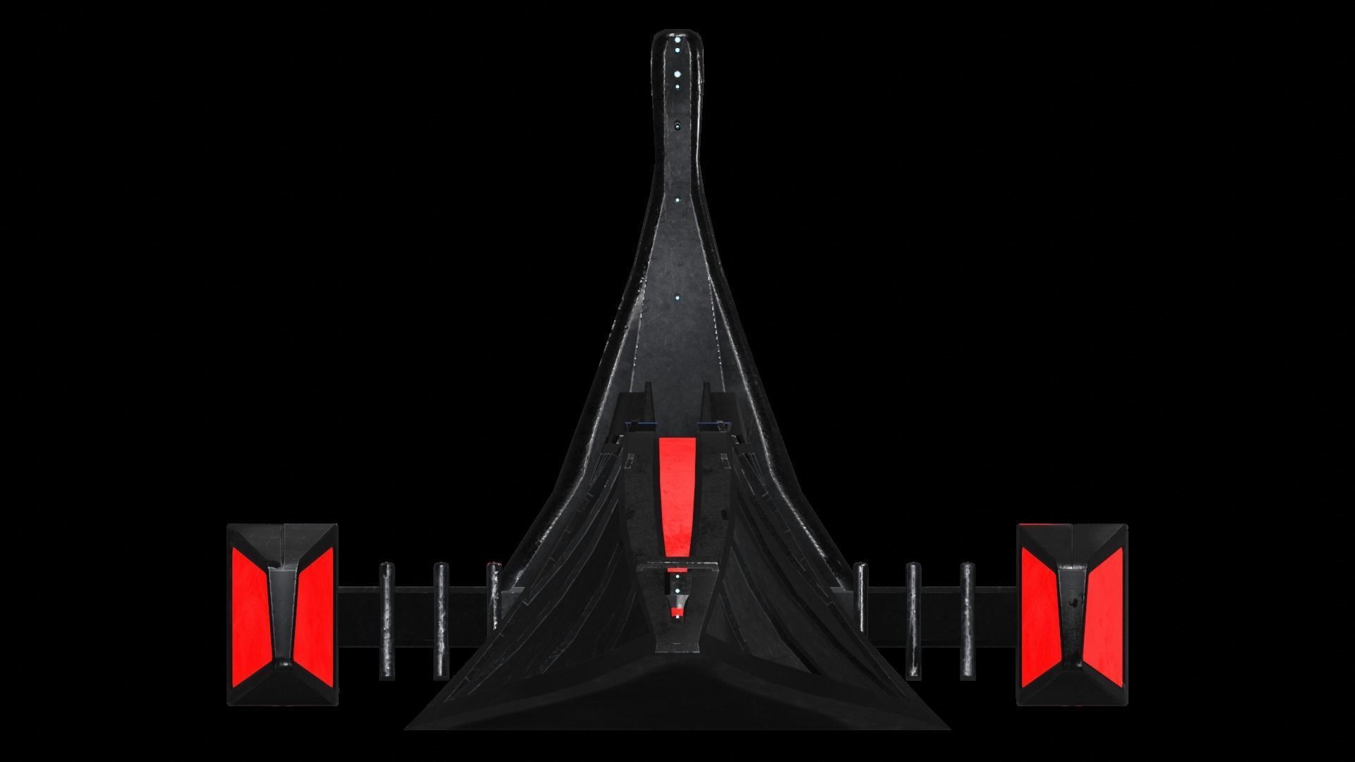 Star Trek Osler-Class Starship Low-poly 3D model_3