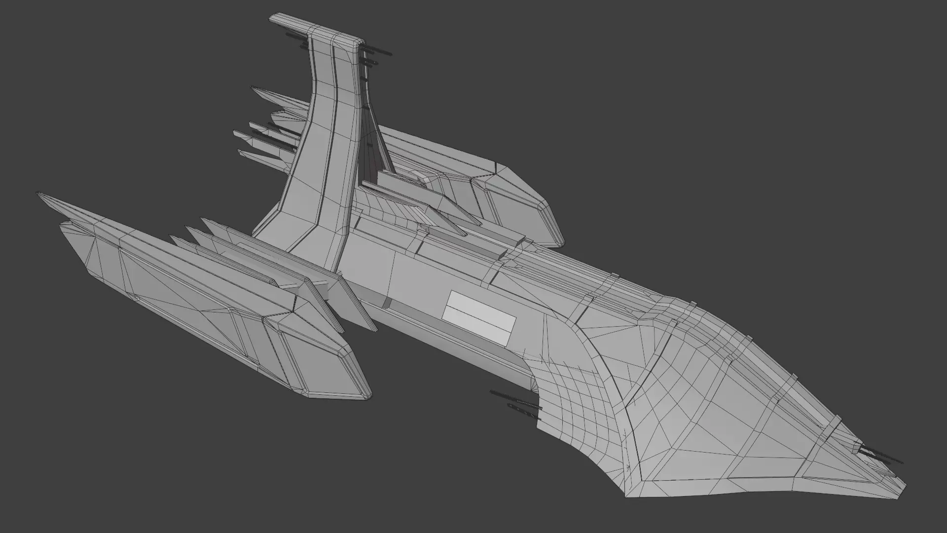 Star Trek Osler-Class Starship Low-poly 3D model_0