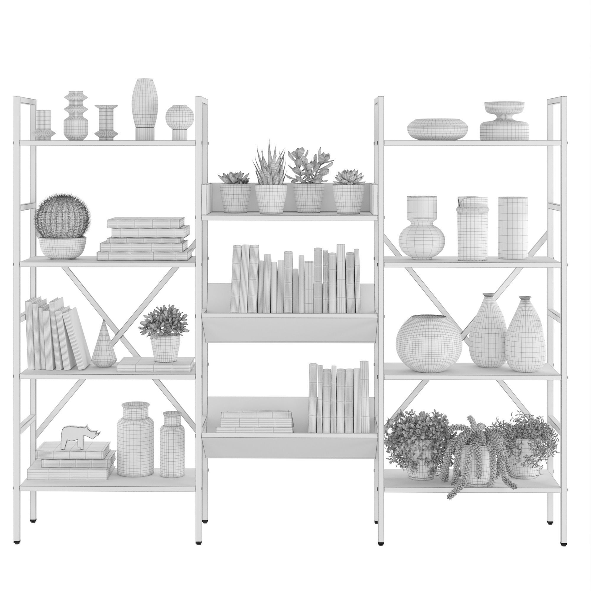 Shelving Ironck 3D model_1