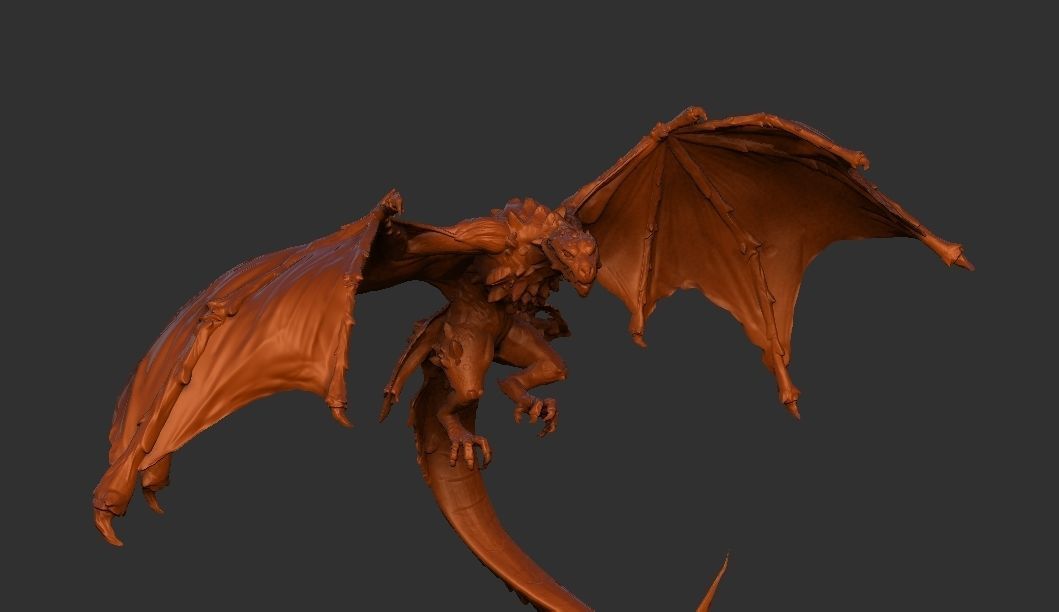 DRAGON 3D print model_3