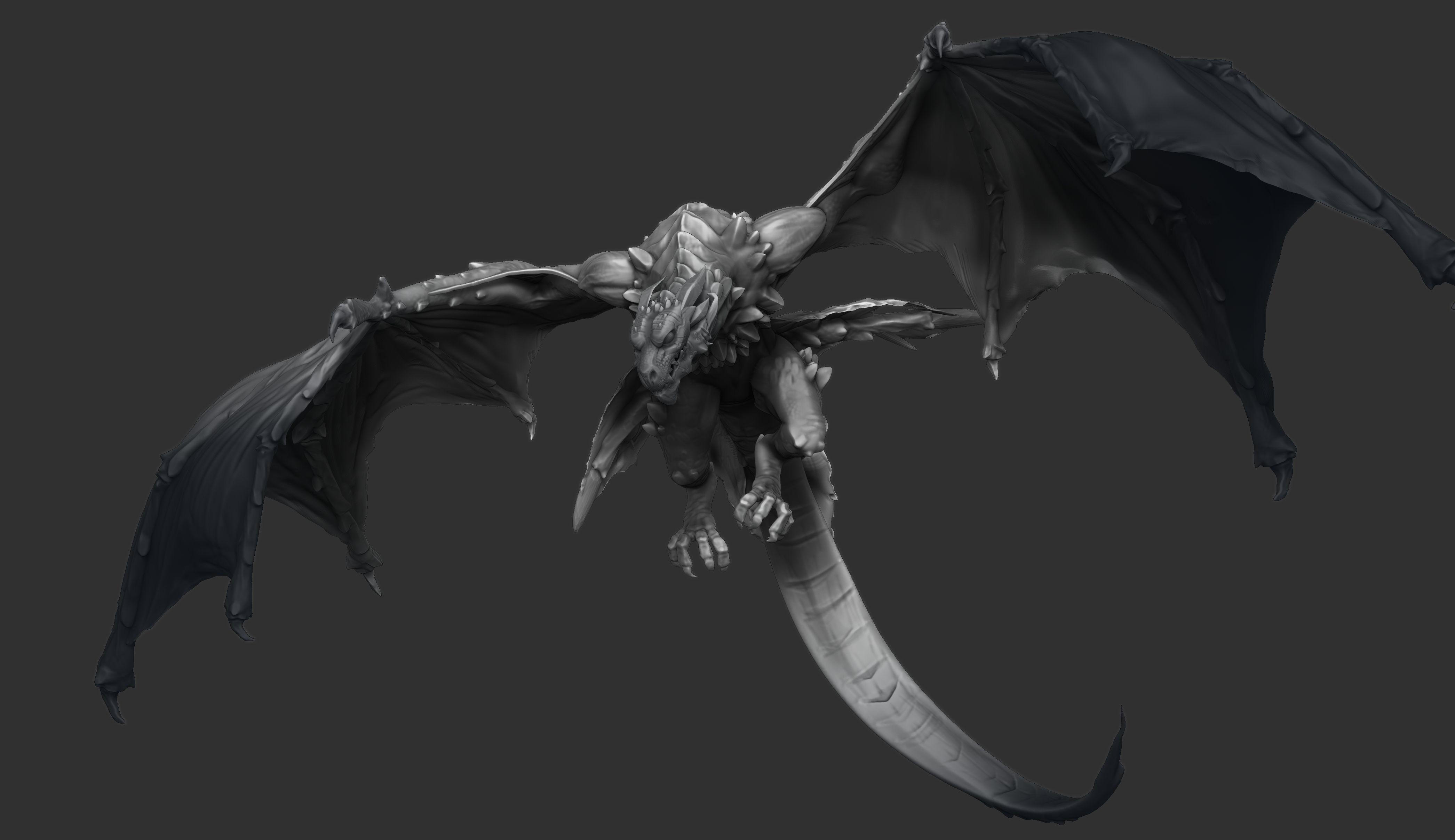 DRAGON 3D print model_1