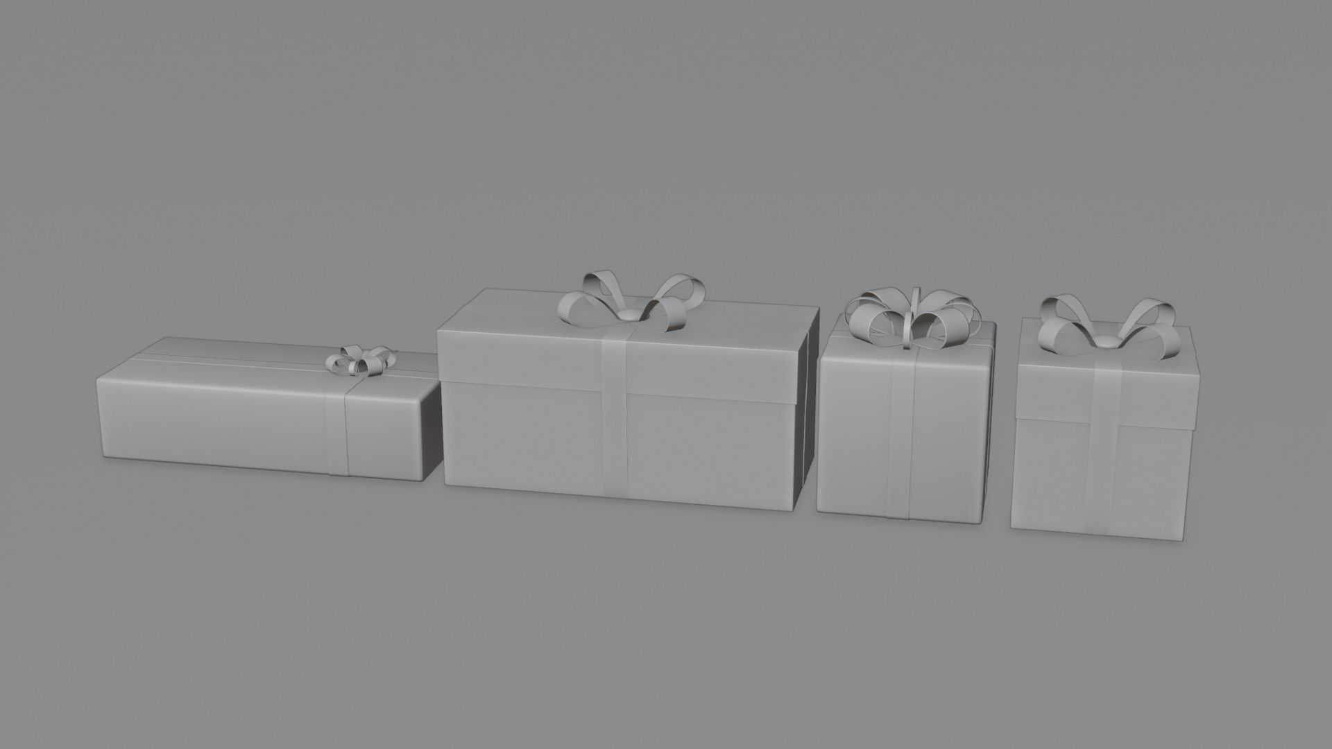Ultimate Christmas Present set 4K and 2K Low-poly 3D model_7