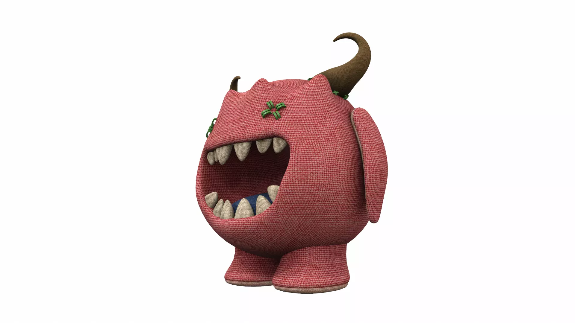 Plush toy monster 12 3D model_0