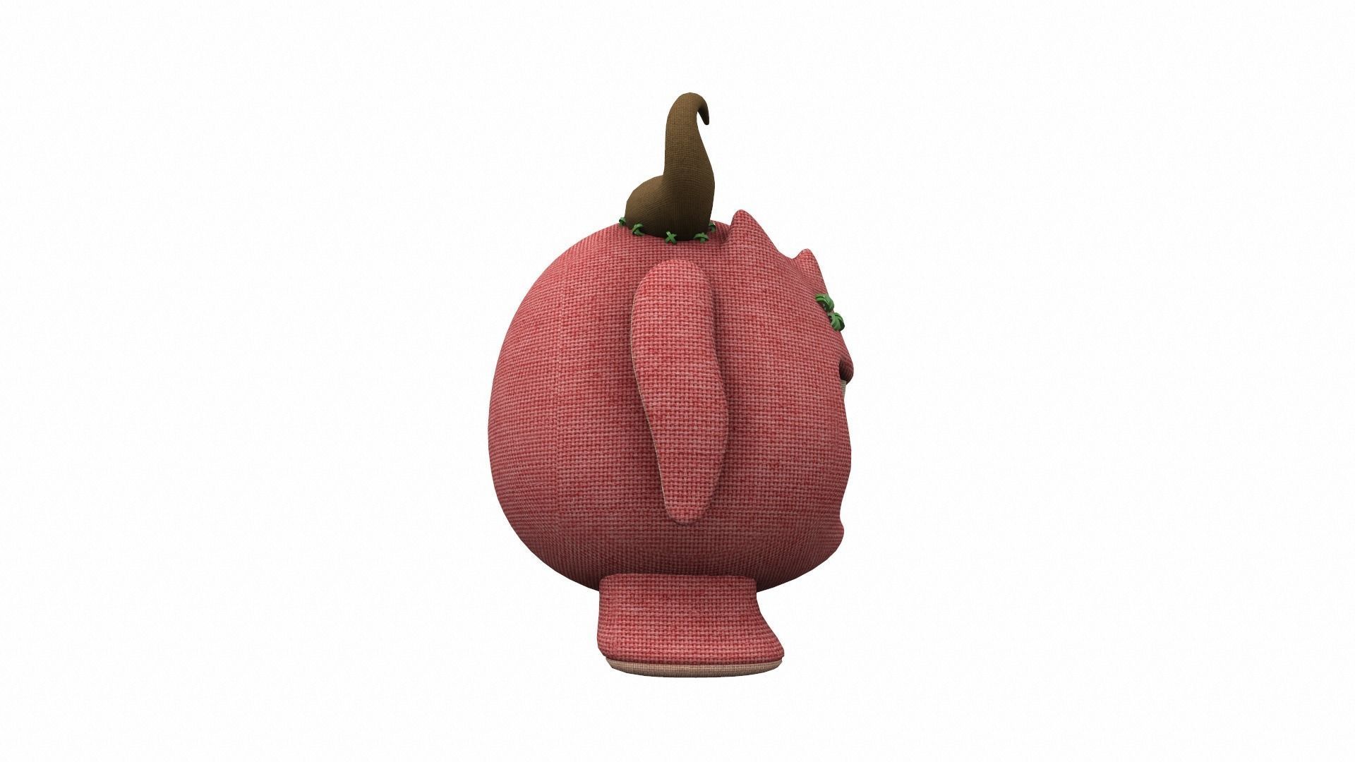 Plush toy monster 12 3D model_2