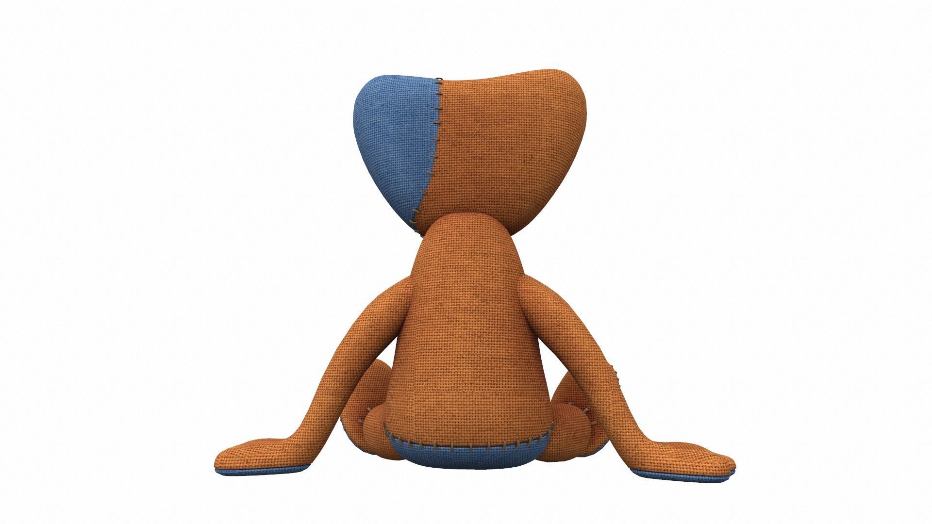 Plush toy monster 13 3D model_3