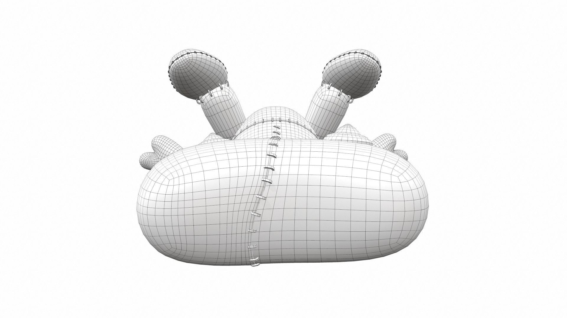 Plush toy monster 13 3D model_10