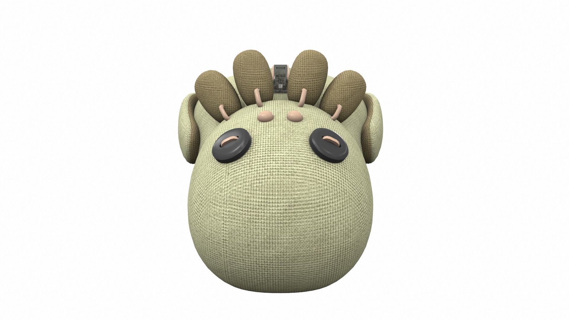 Plush toy monster 14 3D model_5