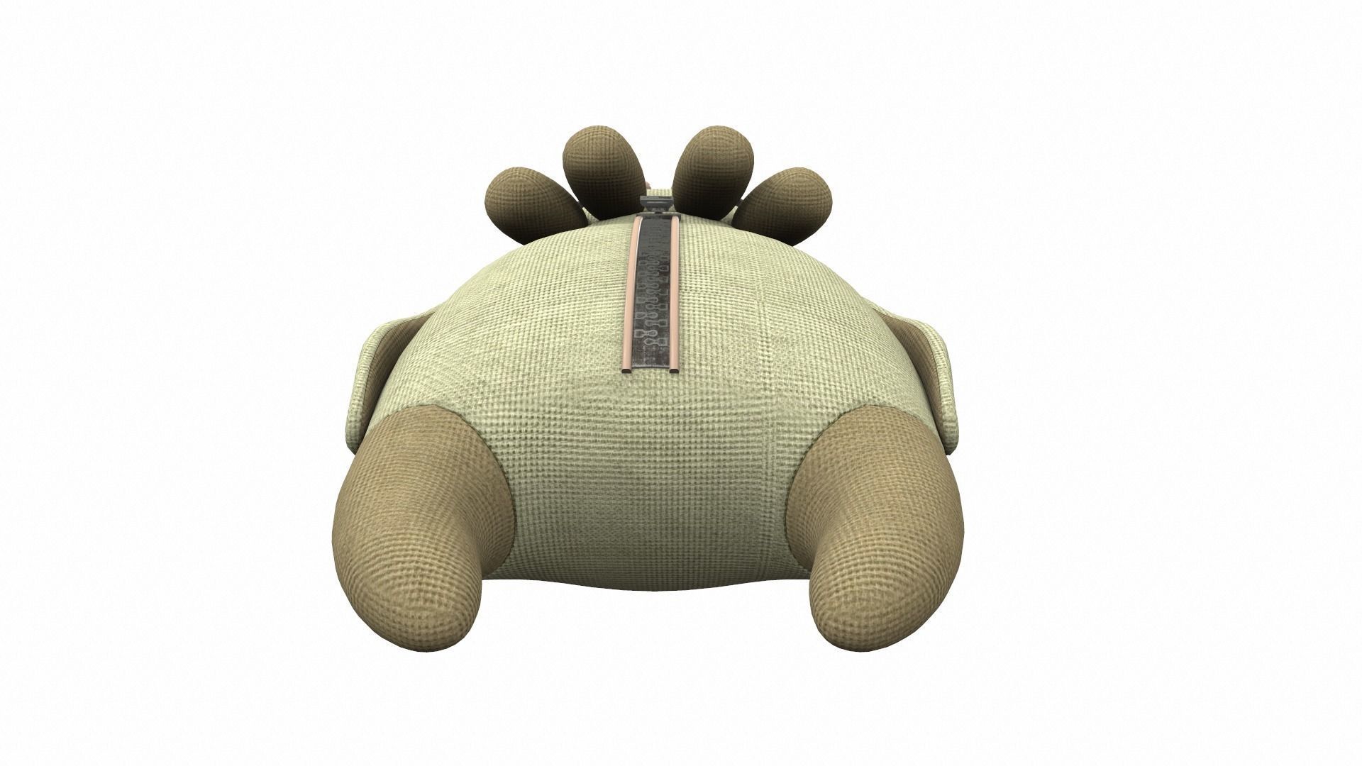 Plush toy monster 14 3D model_4