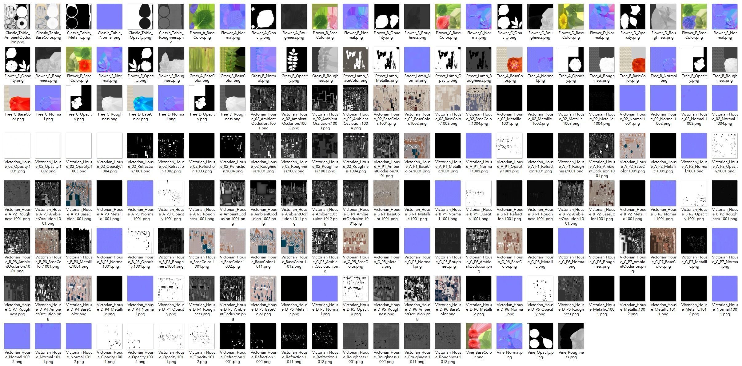 House of Flowers Asset Bundle 3D model_4
