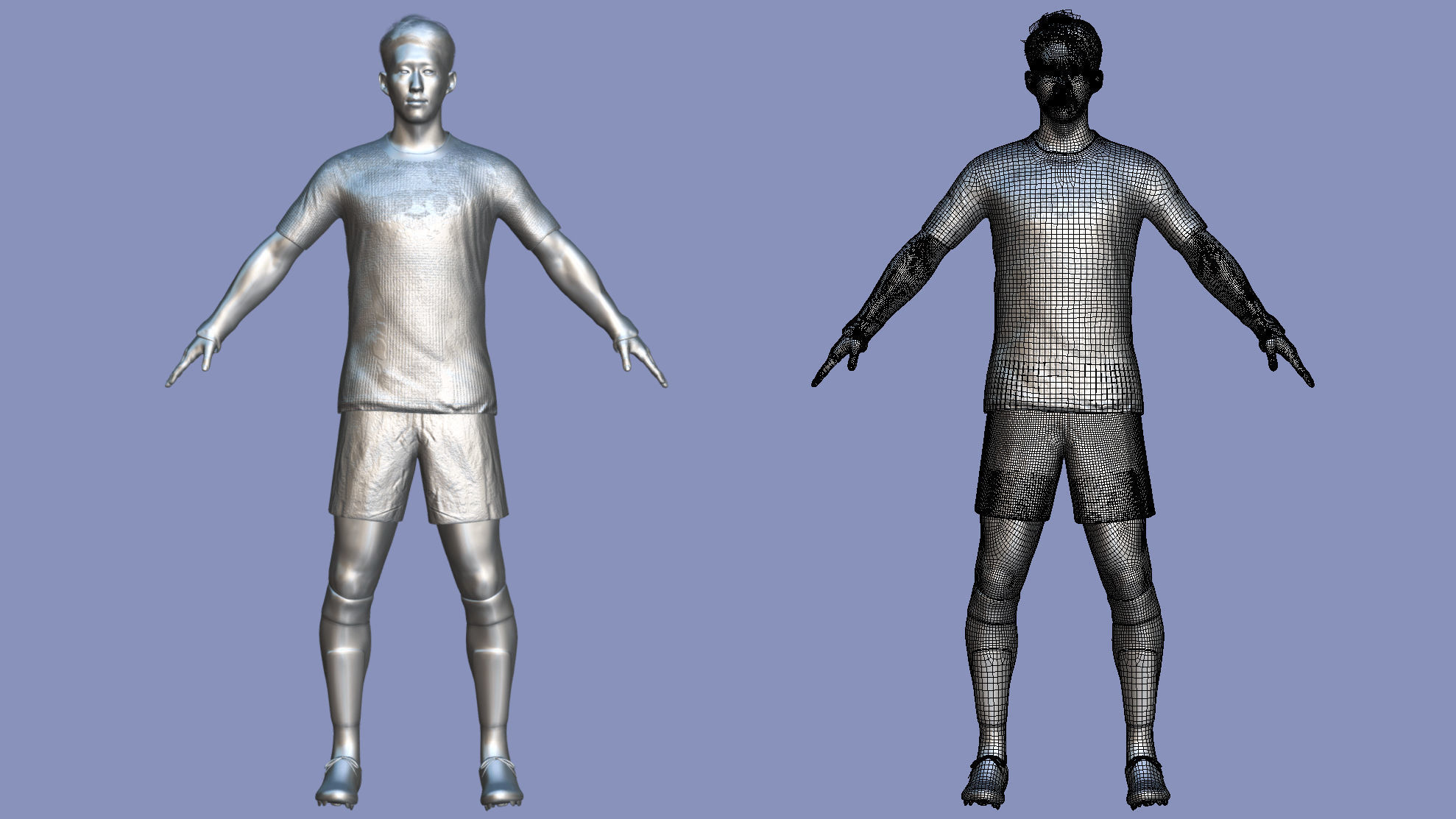 3D Rigged Son Heung-min Tottenham Hotspur  3D model_5