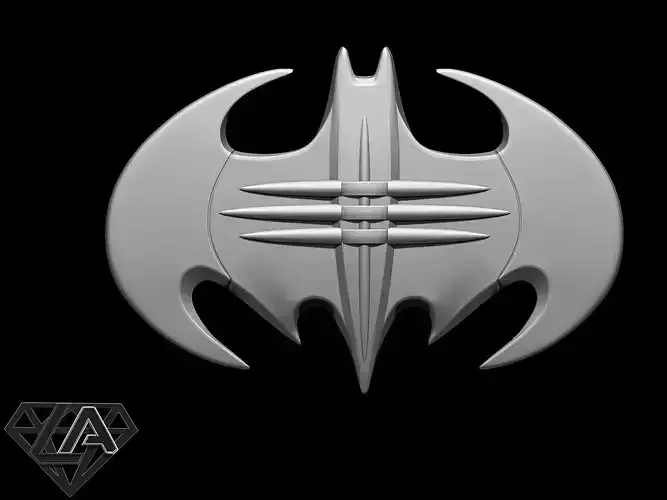 Batman logo XX century 3D print model