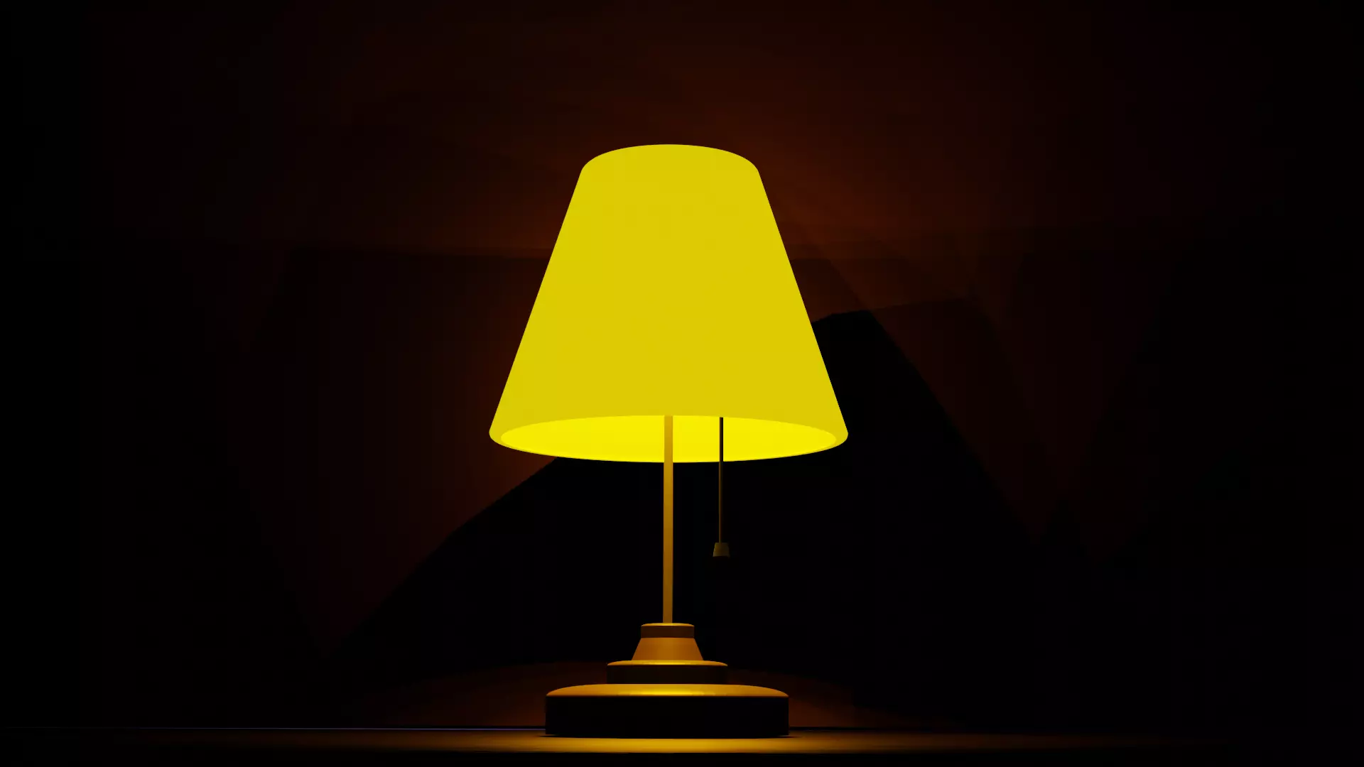 Night Lamp Low-poly 3D model_0