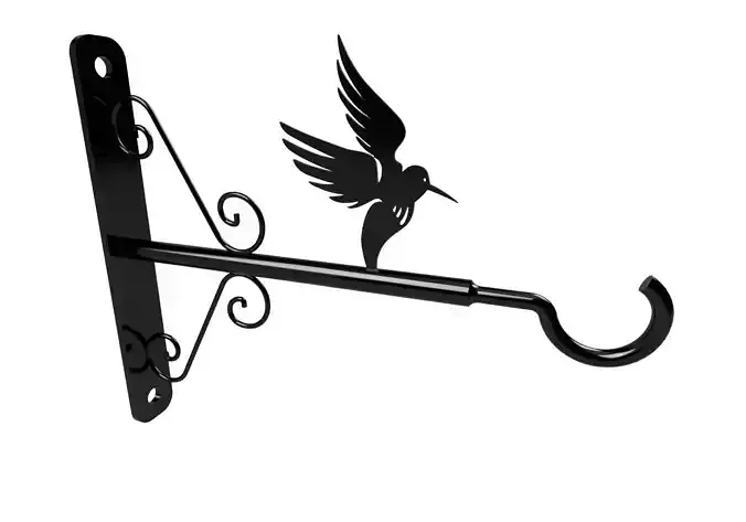 Plant hanger bracket bird