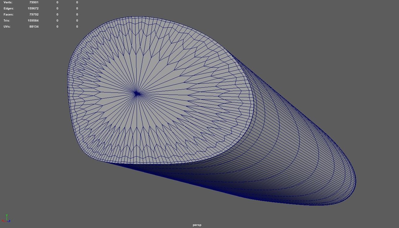 Porsche Headlights Low-poly 3D model_14