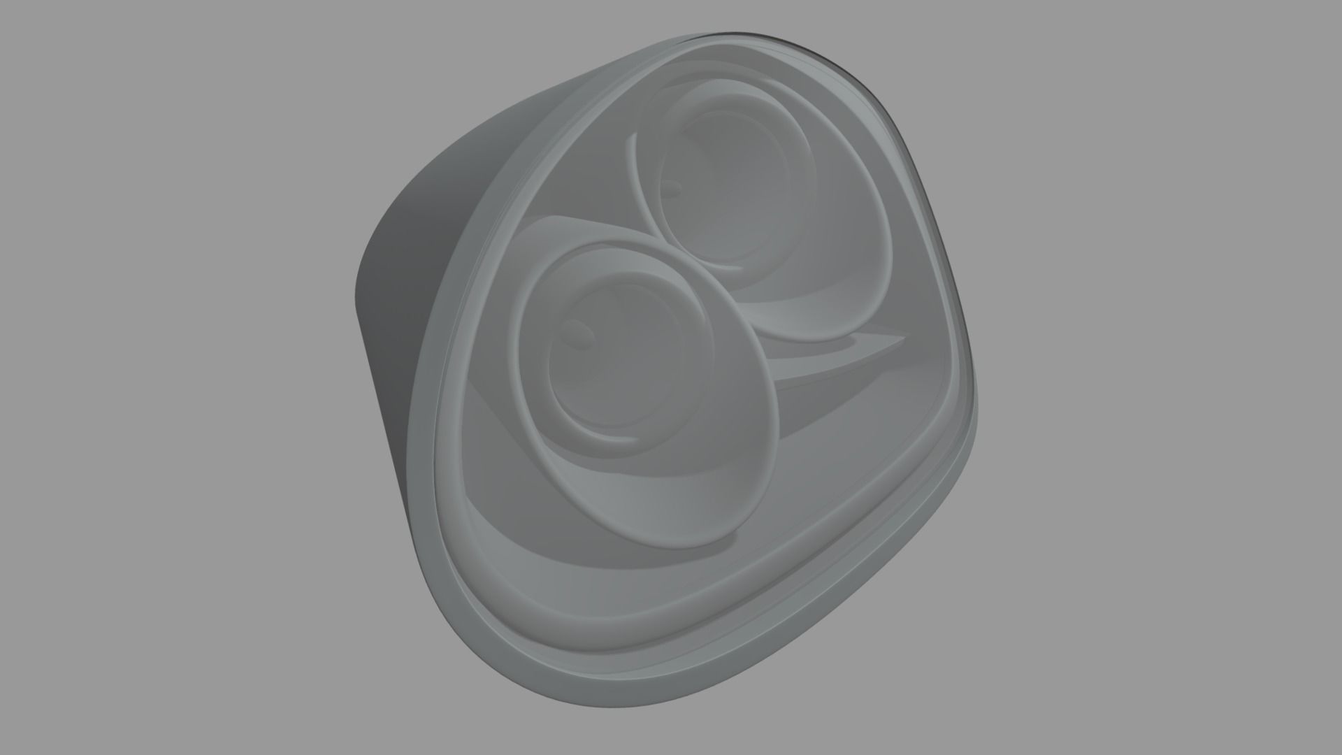 Porsche Headlights Low-poly 3D model_5