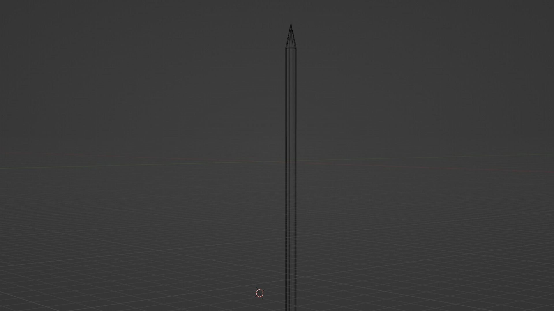 Low poly pencil with textures Low-poly 3D model_6