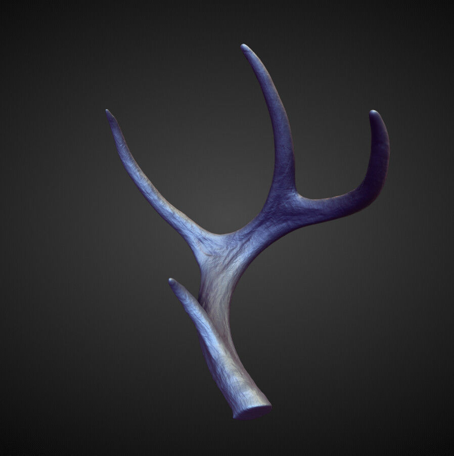 45 HORNS high poly sculpts 3D model_16
